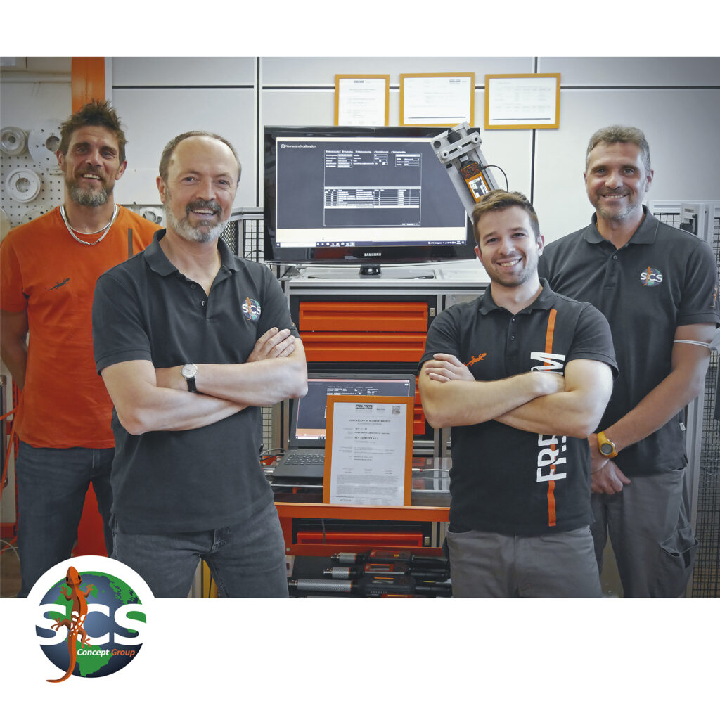 SCS Concept laboratory reached accreditation for angle calibration